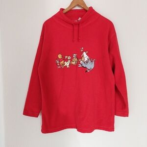 Vintage 90's Mickey Inc‎ Winnie the Pooh Disney Cartoon Sweatshirt Size Small